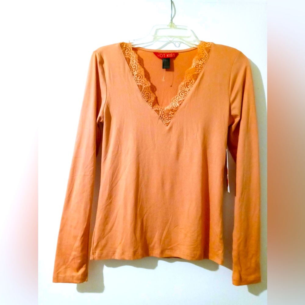 Hot kiss dusty rose long sleeve M